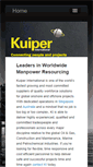 Mobile Screenshot of kuiperinternational.com